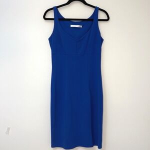 Susana's Monaco Royal Blue Supplex Sheath Dress Womens Medium